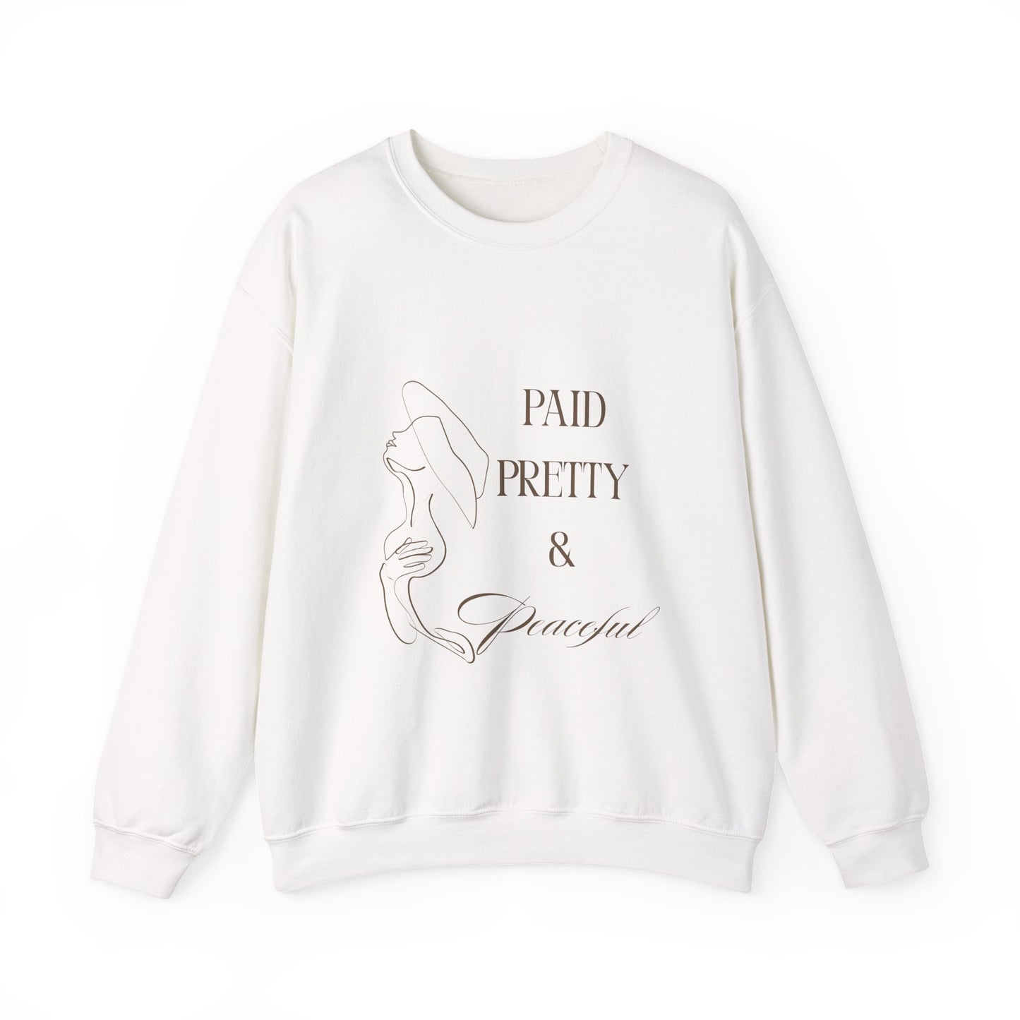Paid, Pretty & Peaceful Crewneck Sweatshirt