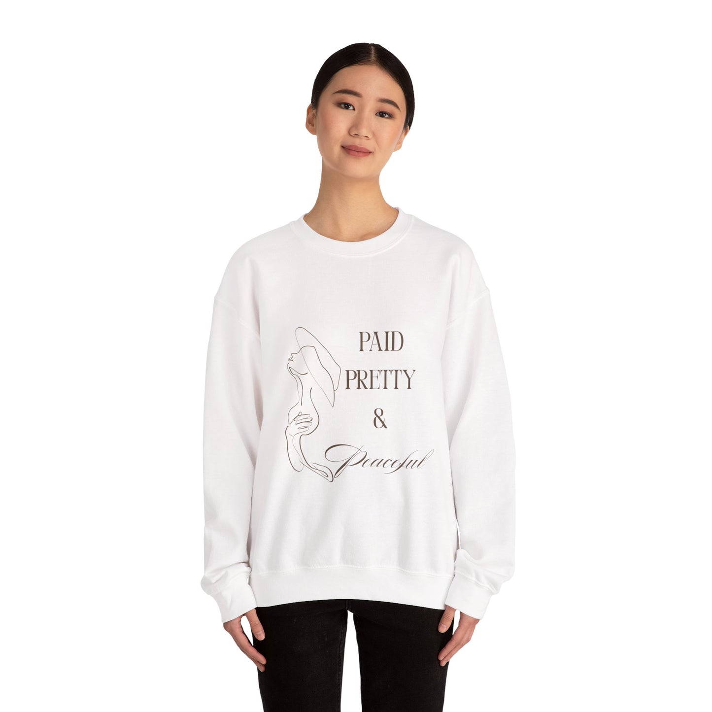 Paid, Pretty & Peaceful Crewneck Sweatshirt