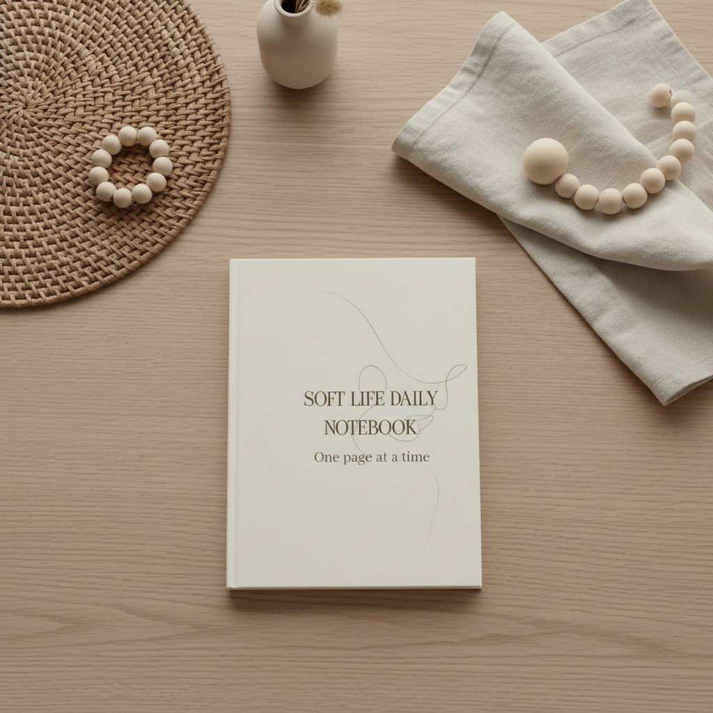Soft Life Reflections | Hardcover Lined Journal (Matte)