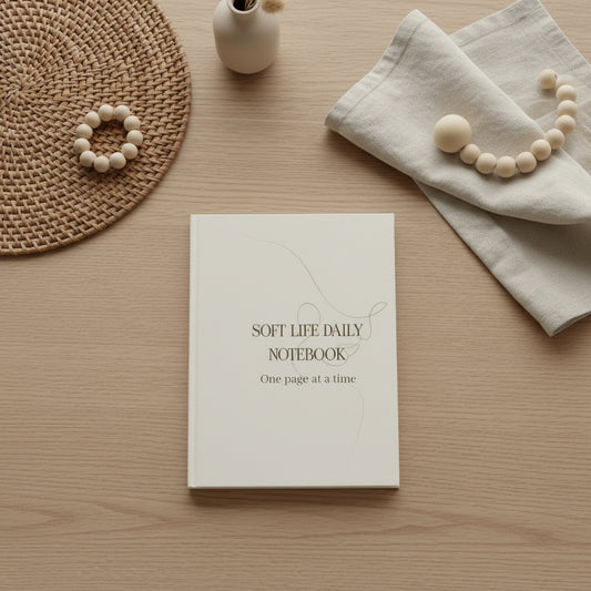 Soft Life Reflections | Hardcover Lined Journal (Matte)